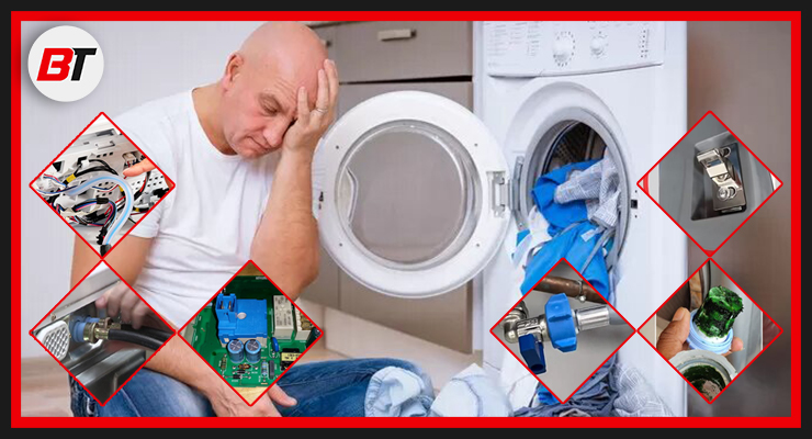 علت آبگیری نکردن لباسشویی بوش