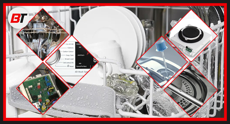علت خشک نکردن ظروف در ظرفشویی بوش