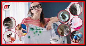 علت لک شدن لباس در لباسشویی بوش