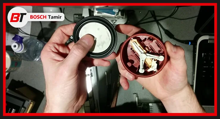 خراب شدن سنسور سطح آب (هیدروستات) ظرفشویی بوش