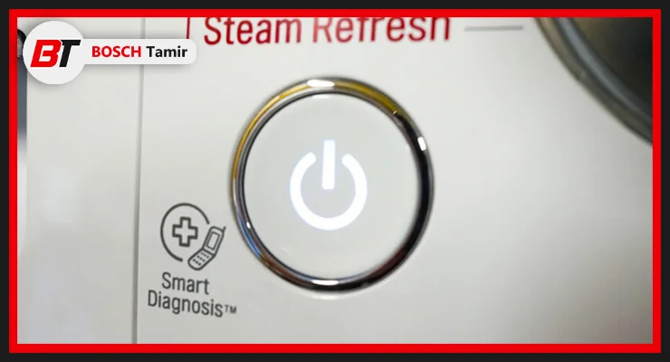 ایراد در دکمه‌های Start یا Power ظرفشویی بوش