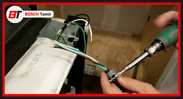 مشکل در سیم‌کشی و اتصالات برق ظرفشویی